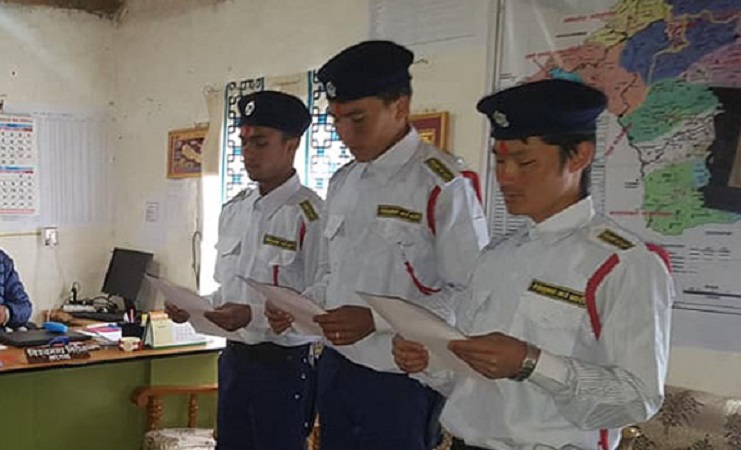 रोल्पाका चार स्थानीय तहमा आफ्नै प्रहरी