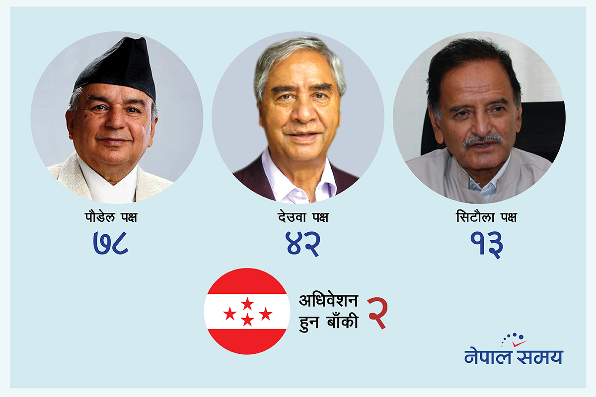 कांग्रेस पालिका अधिवेशन: प्रदेश १ मा पौडेल पक्ष वर्चस्व [सूचीसहित]