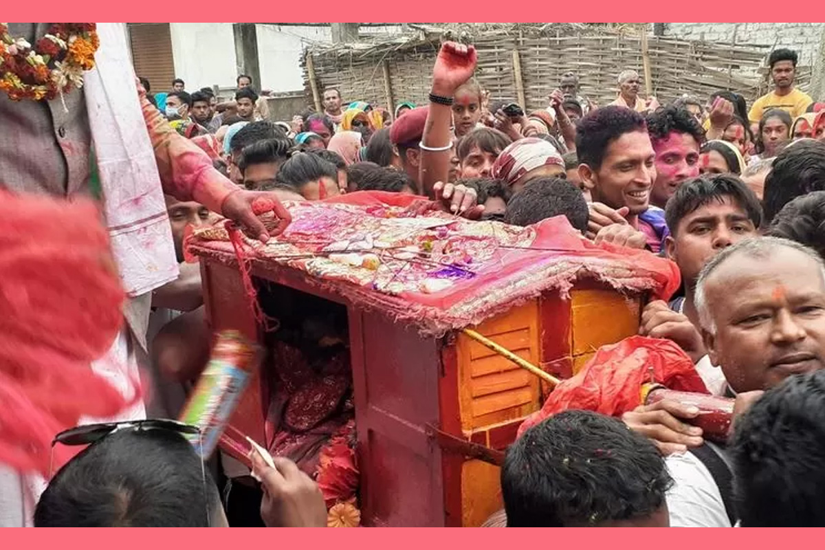 मिथिला मध्यमा परिक्रमा यात्रा भारतको बिसौलमा