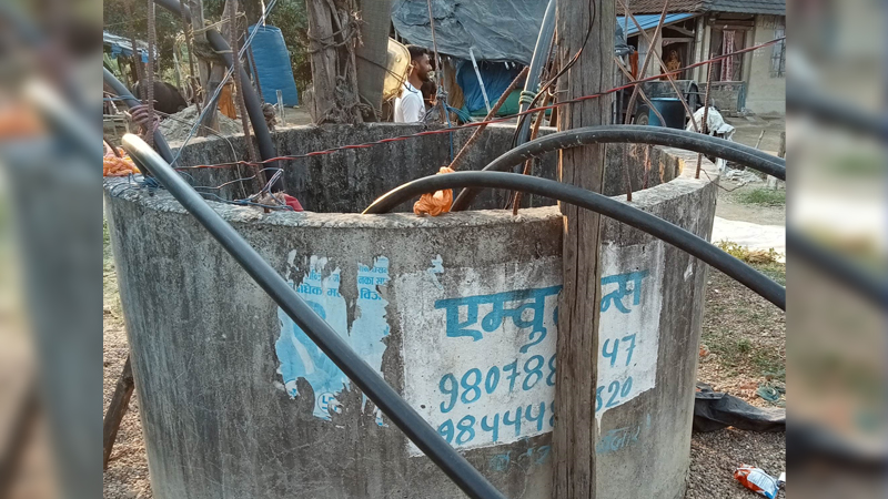 इनार सुक्न थालेपछि महोत्तरीमा पानीको हाहाकार