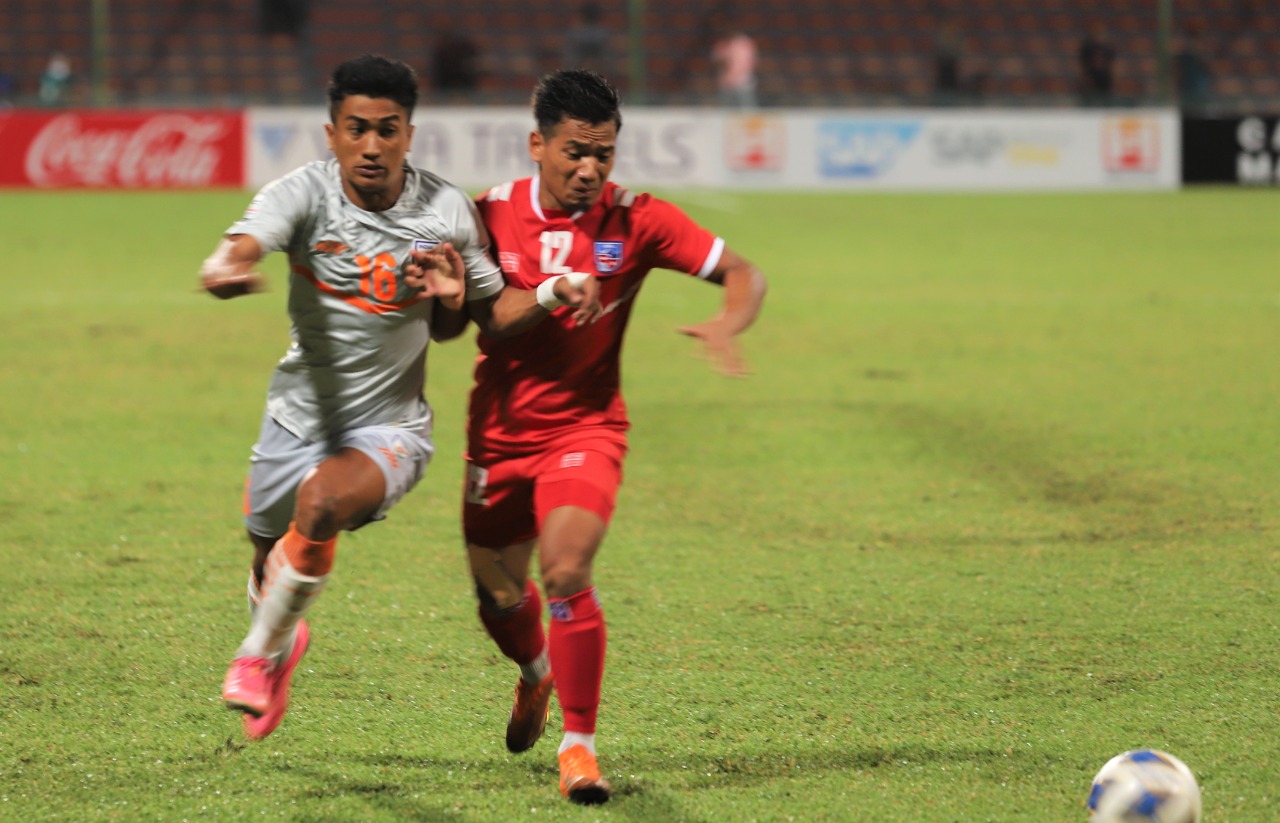 दोस्रो हाफको सुरुमै भारतलाई २–० को अग्रता