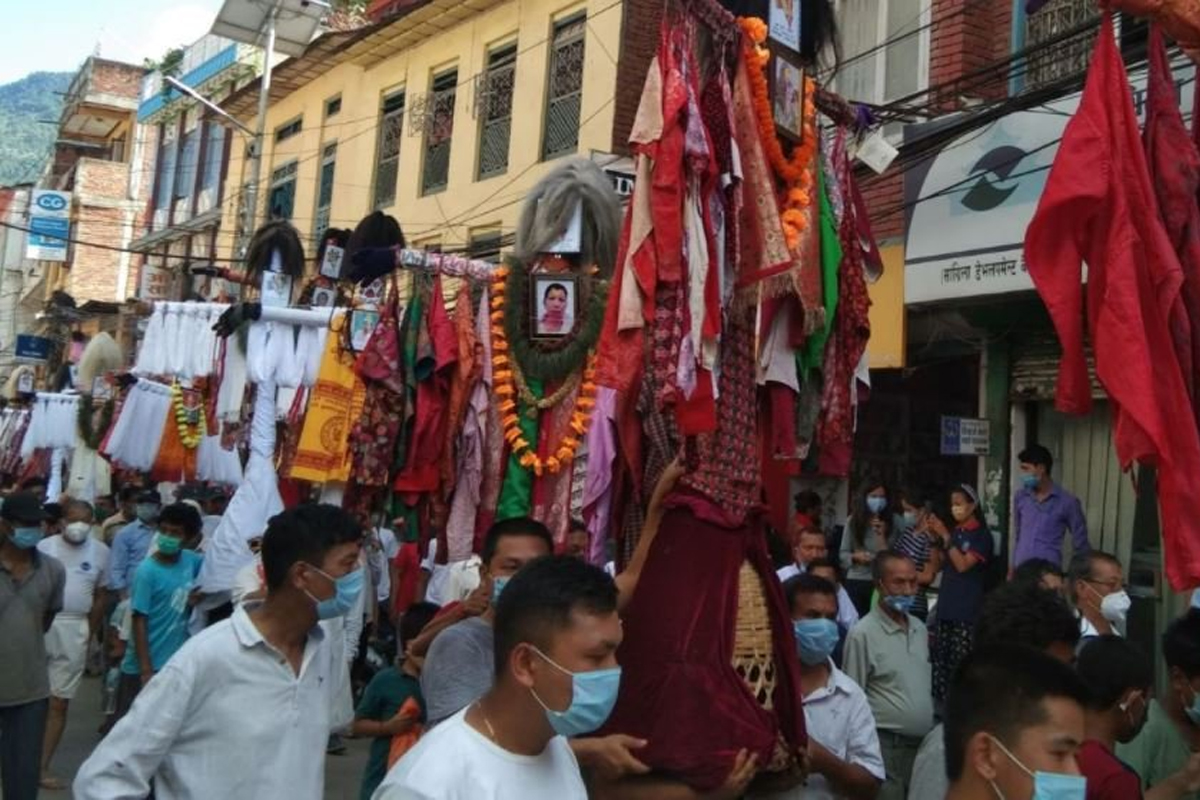 बागलुङमा भदौरे जात्राको रौनक