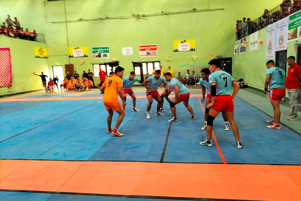राष्ट्रिय कबड्डी प्रतियोगिताः आर्मी र एपिएफ उपाधिका लागि भिड्ने
