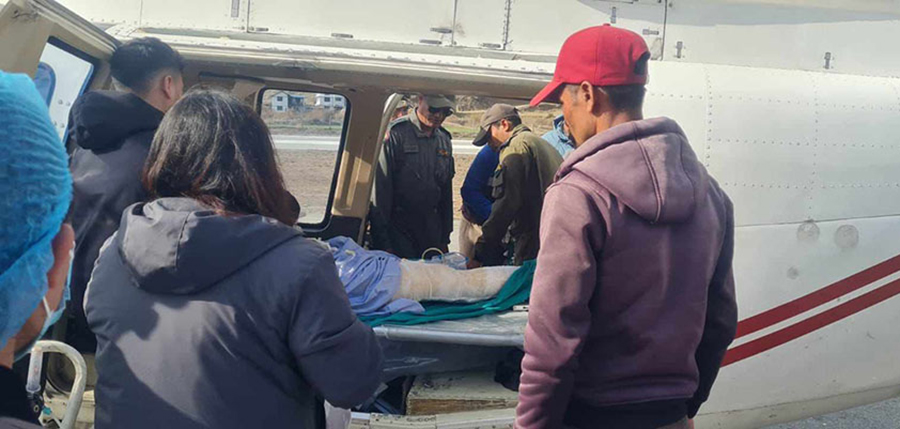 कालीकोटमा डढेलोले बाबु-छोरीको मृत्यु