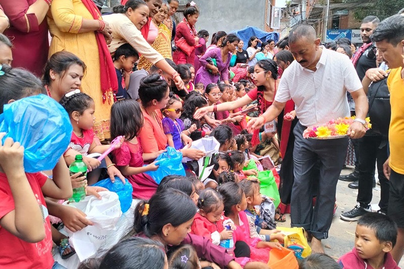 काभ्रेमा पुजिए १० हजार कन्या