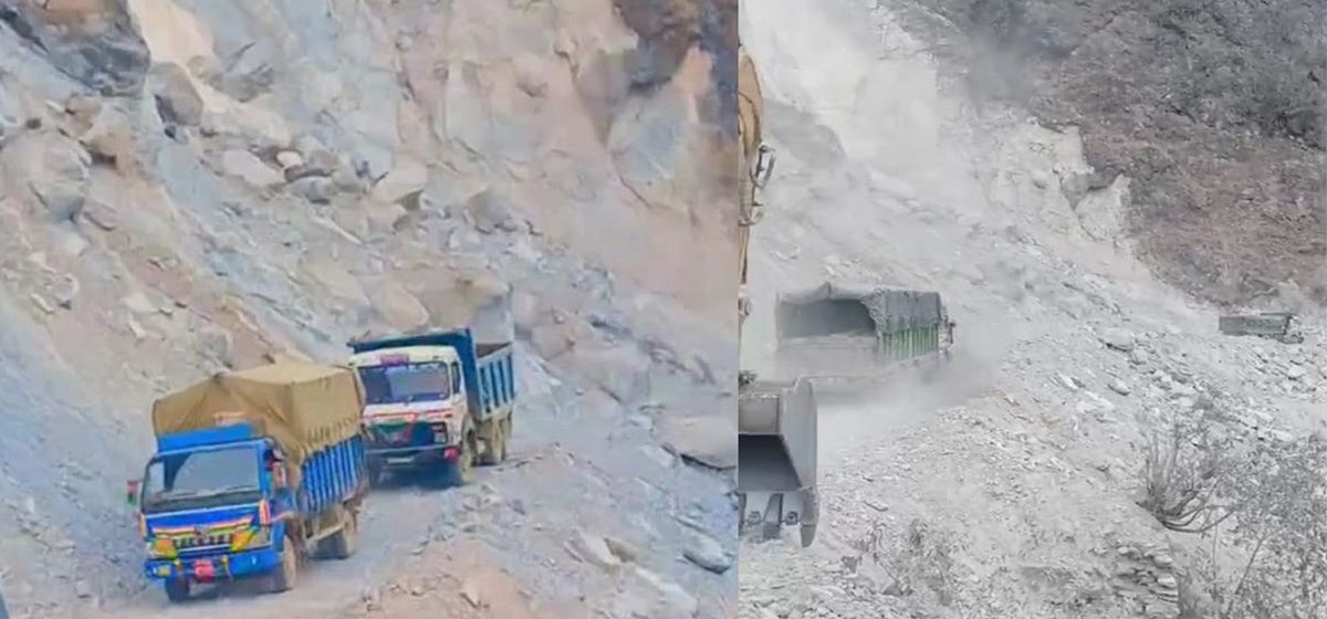 सुक्खा पहिरोले अवरुद्ध कालीगण्डकी करिडोर सञ्चालनमा आयो