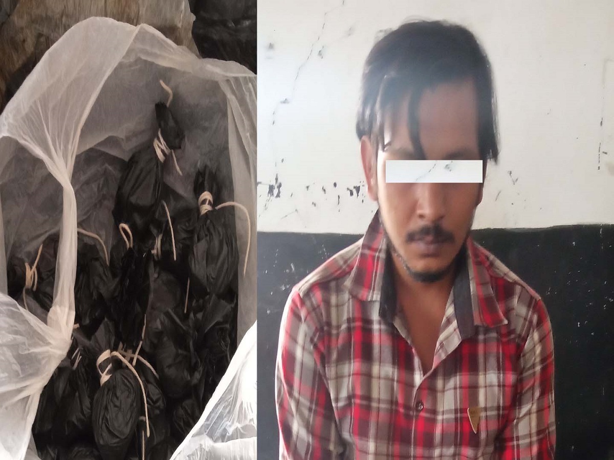 ठूलो परिमाणमा ब्राउन सुगरसहित एक जना पक्राउ