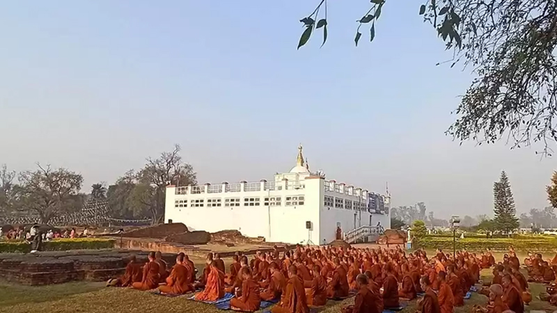 लुम्बिनीमा पाँच सय कुलपुत्र प्रव्रज्या