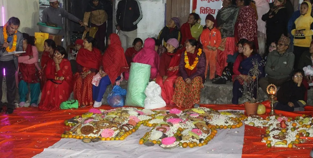गोरखामा मकै सुकाउने पर्व मनाइयो