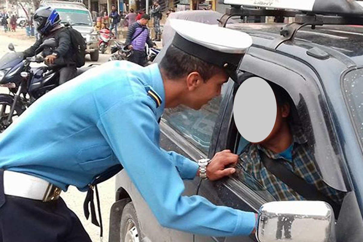 मापसे जाँच गर्ने प्रहरीमाथि जाइलाग्ने दुई चालकविरुद्ध मुद्दा!