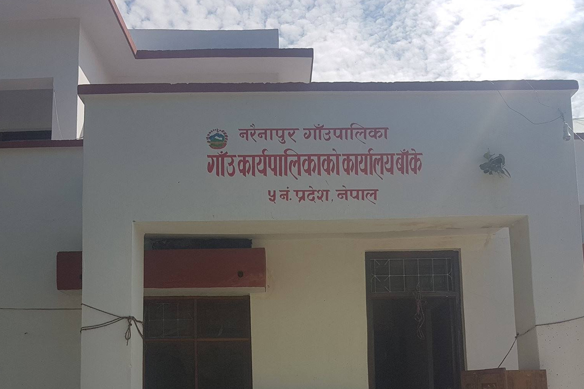 बाँकेको नरैनापुर पालिका सुक्खा क्षेत्र घोषणा