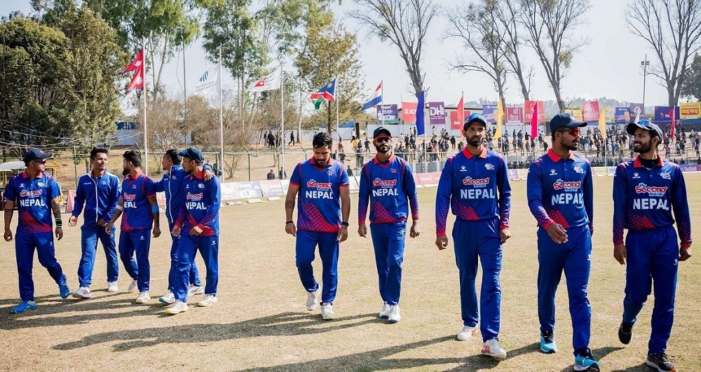 टी-२० सिरिजको उपाधिका लागि पिएनजीसँग खेल्दै नेपाल