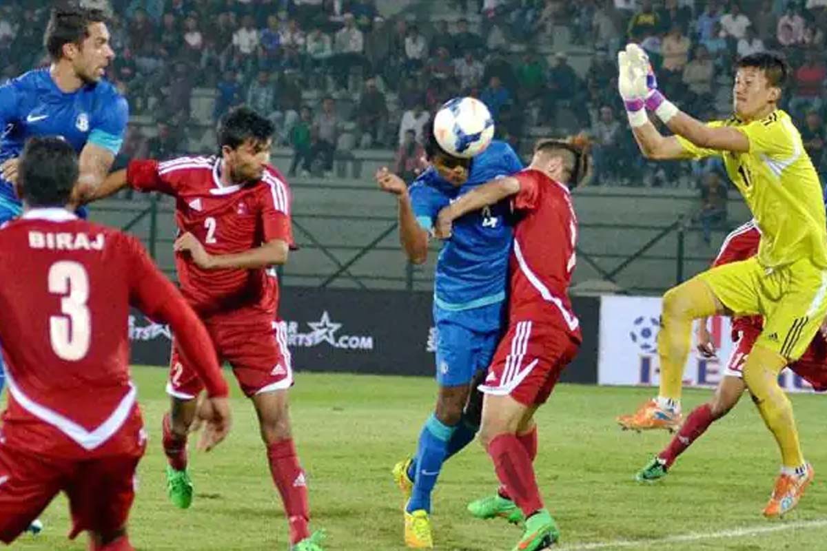 नेपाल-भारत मैत्रीपूर्ण फुटबल सुरु