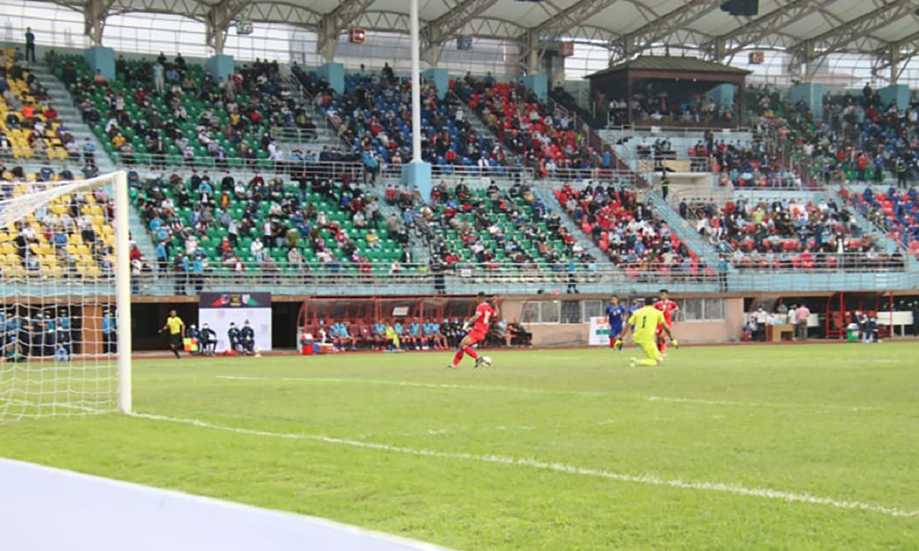 दर्शकसहितको रंगशालामा गोलले थपेको उत्साह [फोटो फिचर]