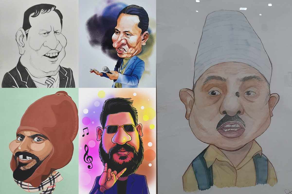 क्यानभासमा क्यारिकेचर