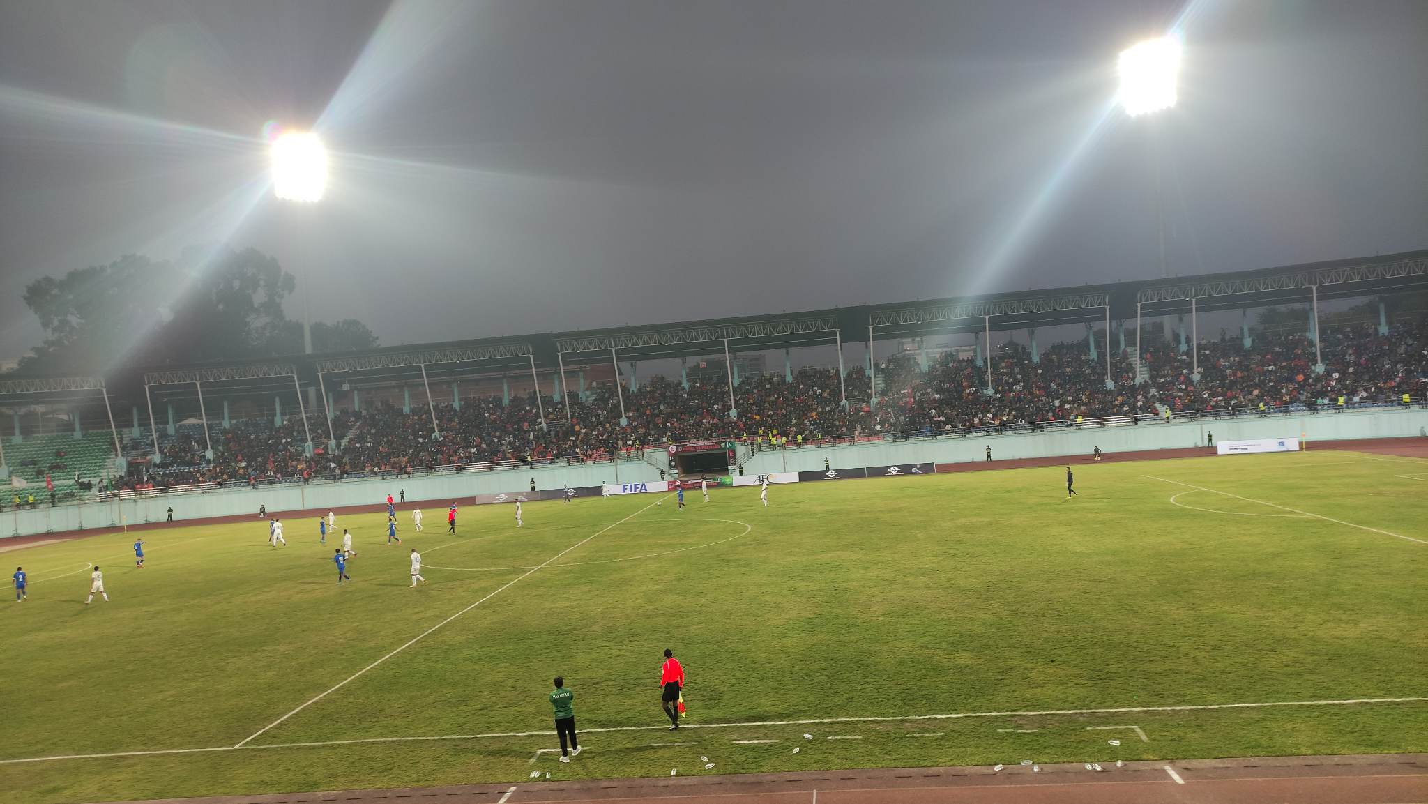 नेपाल र पाकिस्तानबीच मैत्रीपूर्ण फुटबल खेल सुरु