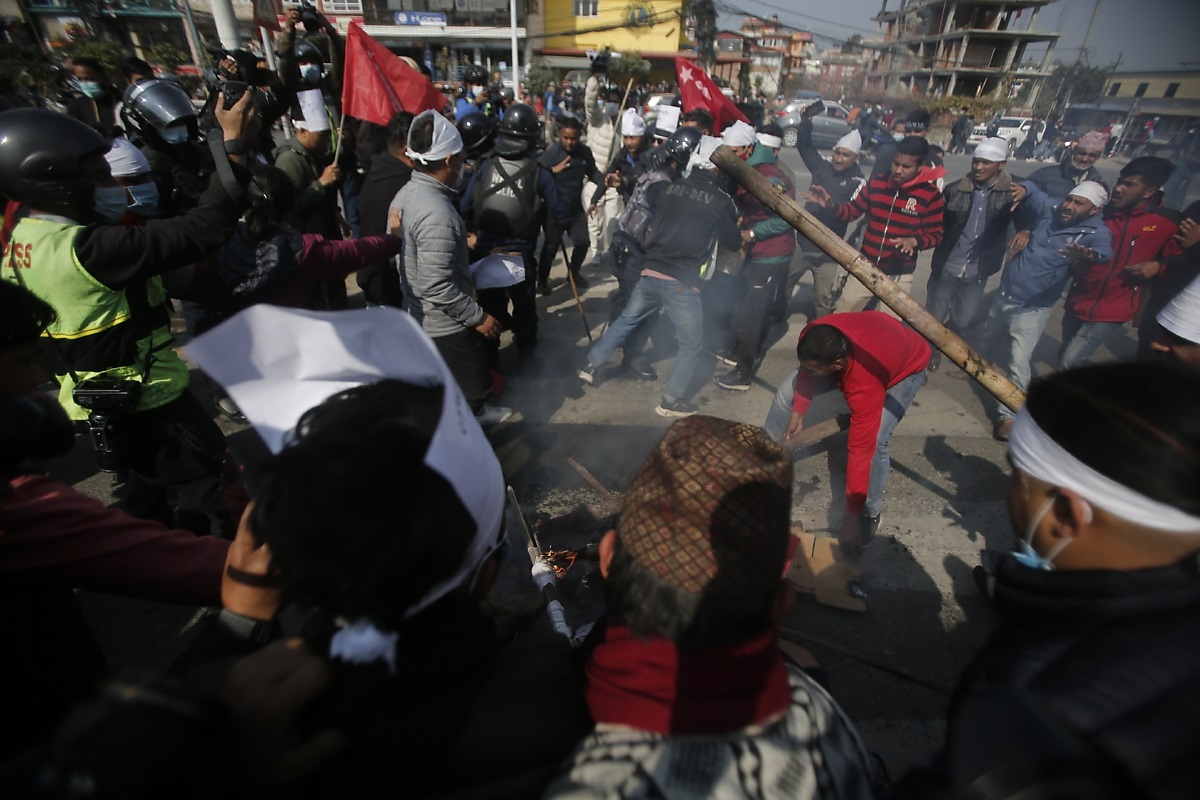 एमसीसीविरुद्ध आज पनि ६ बामपन्थी दल आन्दोलनमा