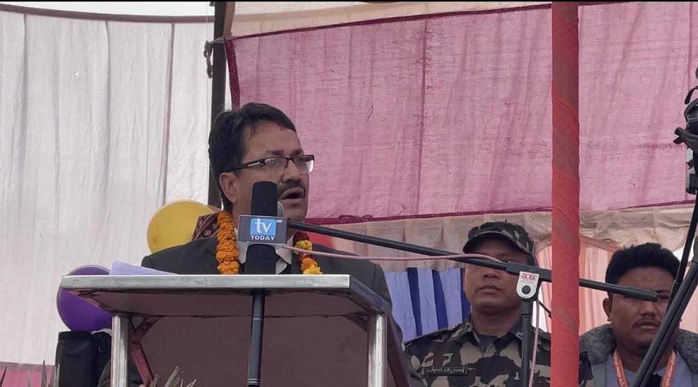 विश्‍वमाझ चिनाउने खेलकुदका लागि पूर्वाधार निर्माणमा सरकारको प्राथमिकता : मन्त्री साउद