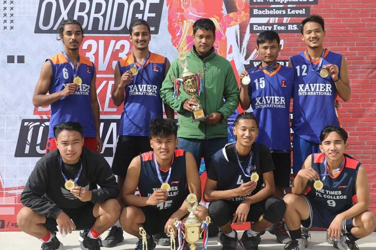 जेभियर र टाइम्सलाई अक्सब्रिज कप बास्केटबलको उपाधि