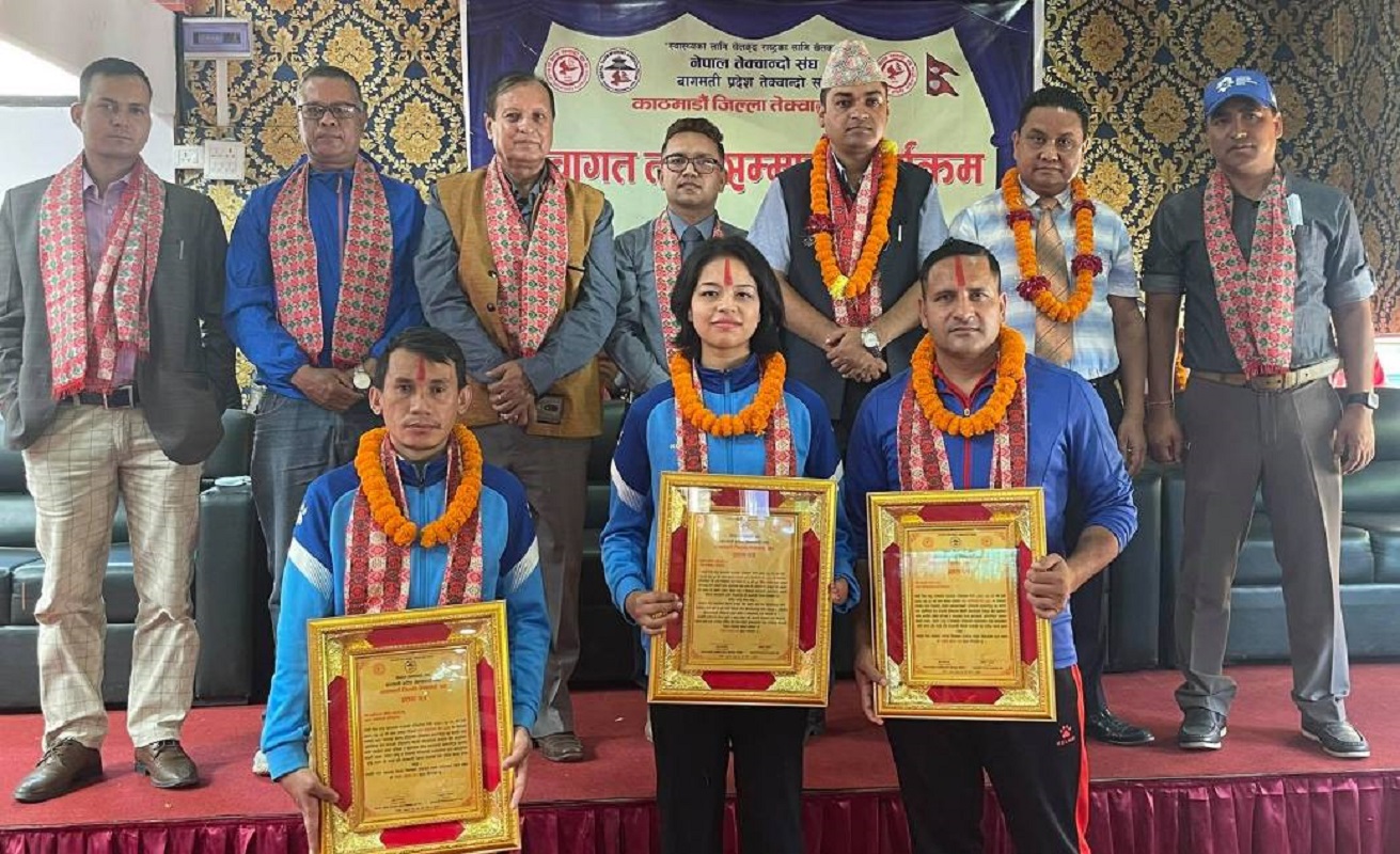 पारा ओलम्पियन पलेसासहितका खेलाडी सम्मानित