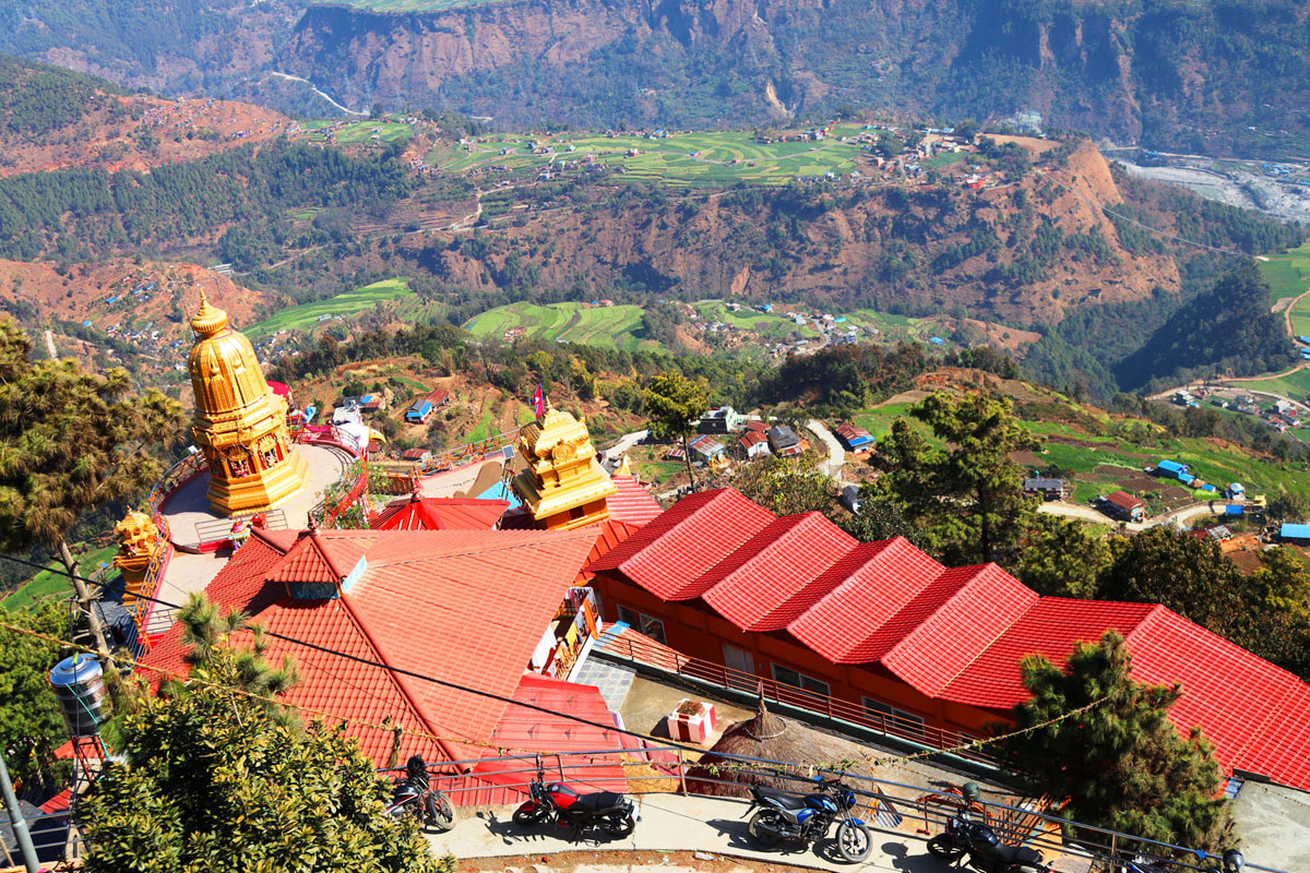 दश वर्षअघिको पञ्चकोट पाखोमा ५० करोडका संरचना 