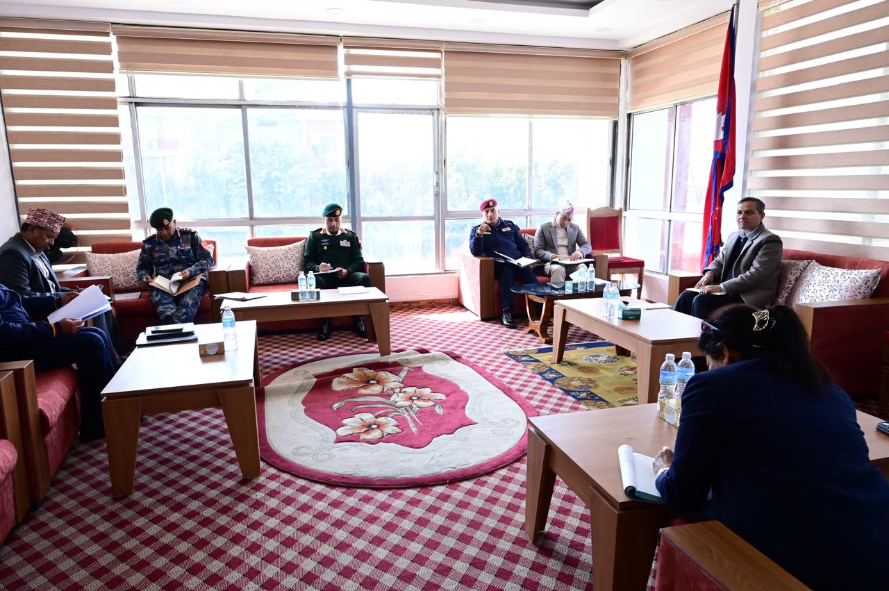 केन्द्रीय सुरक्षा समितिको बैठक सम्पन्न, सामाजिक संजालको दुरुपयोगमा निगरानी बढाइने