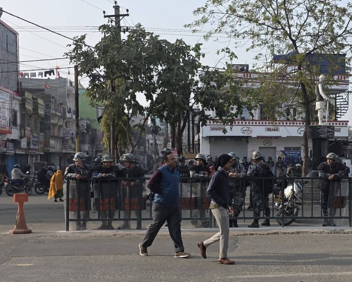 जिल्ला प्रशासनद्वारा वीरगञ्ज महानगरमा ‘कर्फ्यू’ आदेश जारी