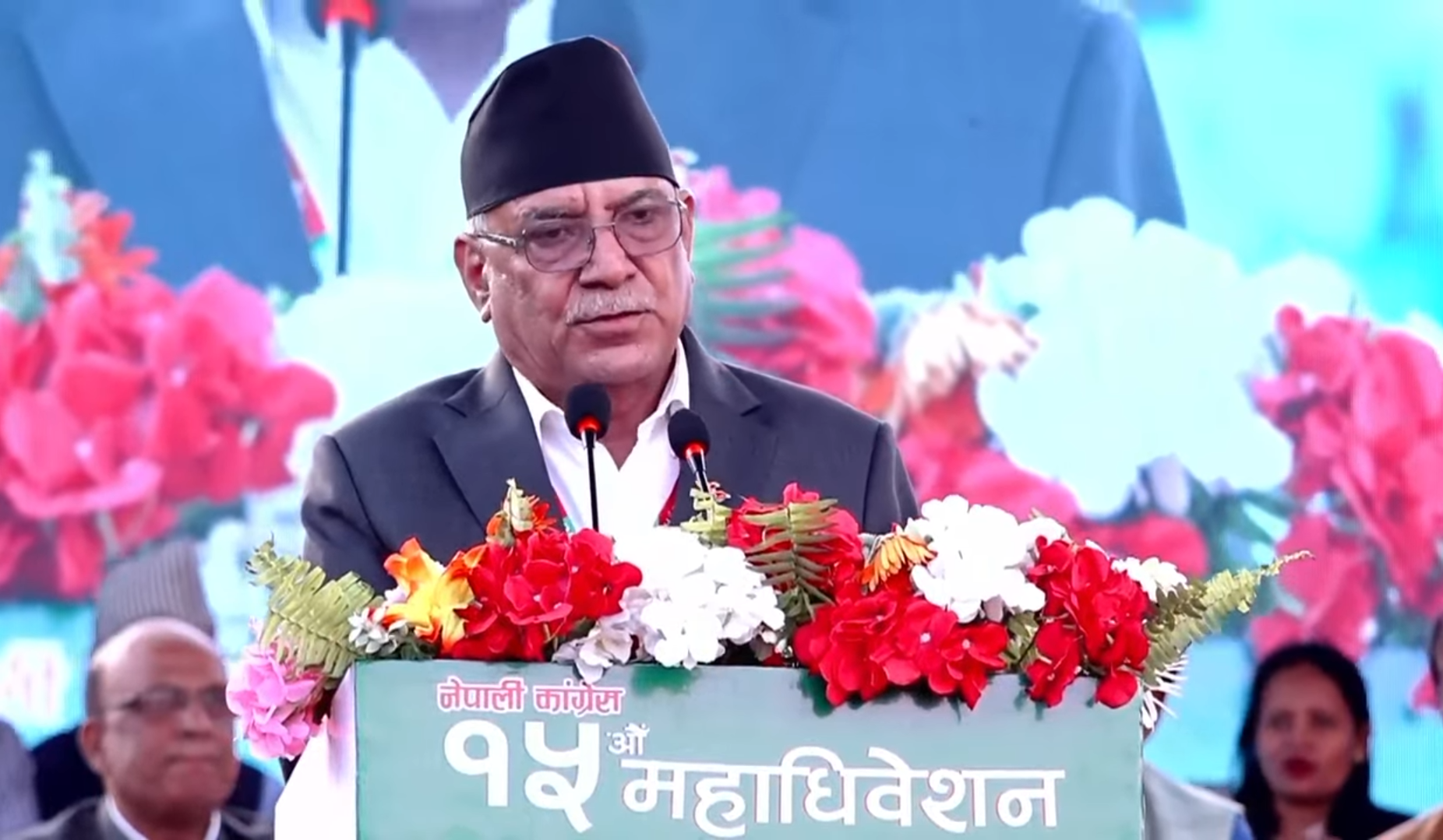 गगनजीले नेपाली कांग्रेसलाई नयाँ इतिहासतिर डोर्‍याउनुभयो : प्रचण्ड
