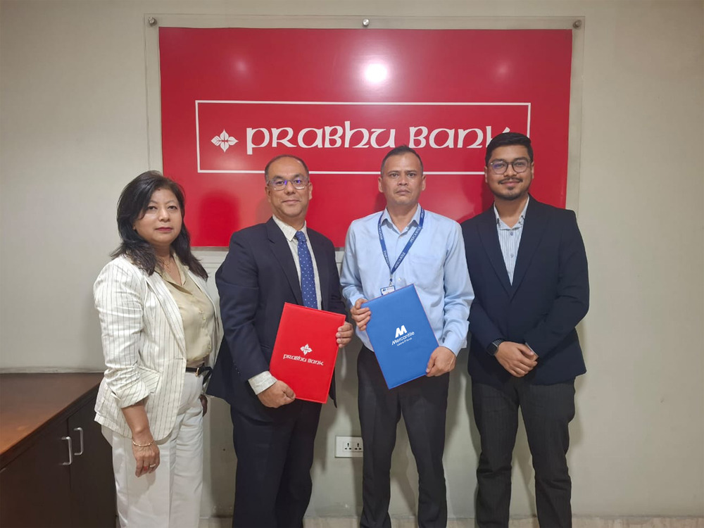 प्रभु बैंक र मर्केन्टाइल बीच एसर ल्यापटप र एप्सन प्रिन्टर समान खरिदमा विशेष छुटको सम्झौता