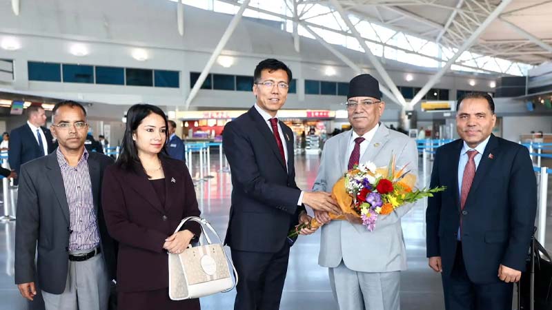 न्यूयोर्क पुगे प्रधानमन्त्री दाहाल
