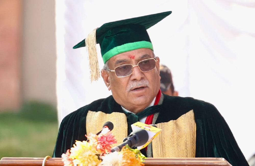 त्रिविमा गुणात्मक सुधारको इच्छाशक्ति र संकल्प जरुरी : प्रधानमन्त्री दाहाल