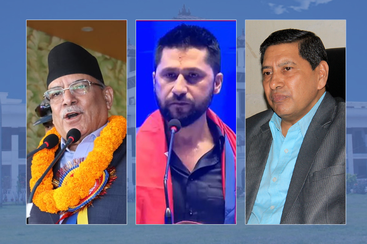 प्रचारमा टोपी प्रयोगबारे प्रचण्ड, नारायणकाजी र रविलाई आयोगको स्पष्टीकरण