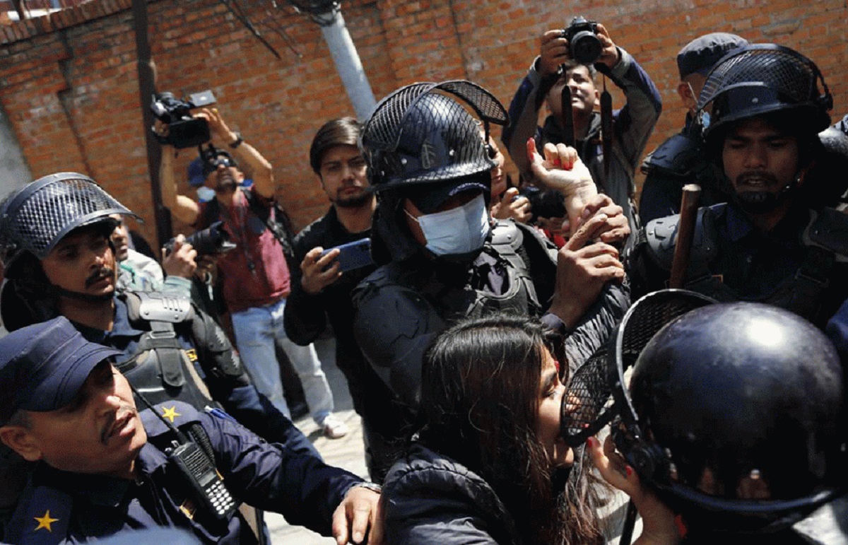 रुसी सेनामा रहेका नेपालीको उद्धारको माग गर्दै प्रदर्शन गर्ने १५ जना पक्राउ