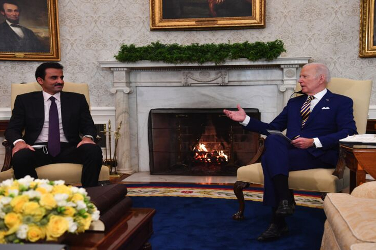 राष्ट्रपति बाइडेन र कतारका अमीर बीच खाडी क्षेत्रको सुरक्षाबारे छलफल