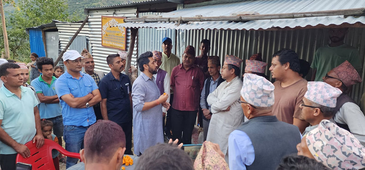 भूकम्पको भोलिपल्ट बझाङ पुगे रवि