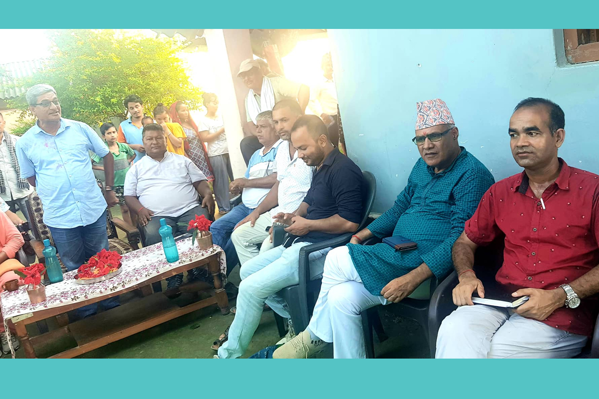 कांग्रेस नेता लेखकले भने - अब ५ वर्षभित्र दोधारामा सुक्खा बन्दरगाह बन्छ, तटबन्धनको काम सुरु भइसक्यो
