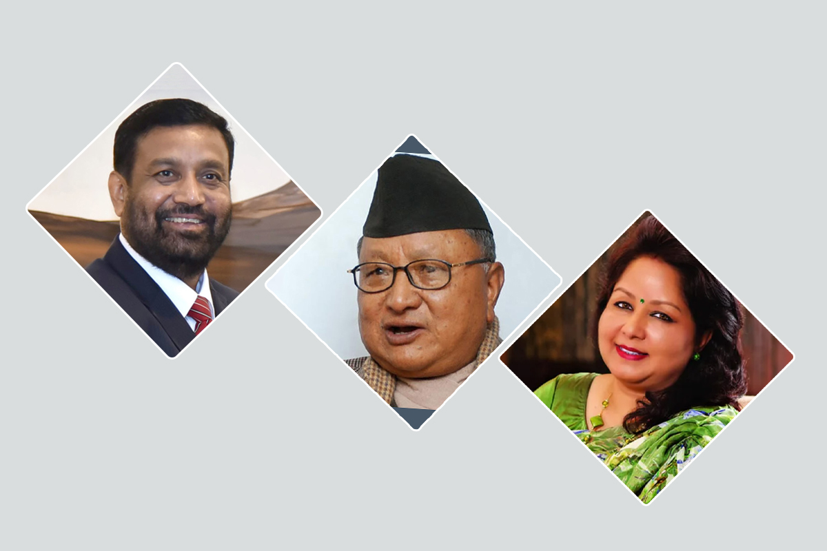 आरजु, विमलेन्द्र र गोपालमान समानुपातिकमा