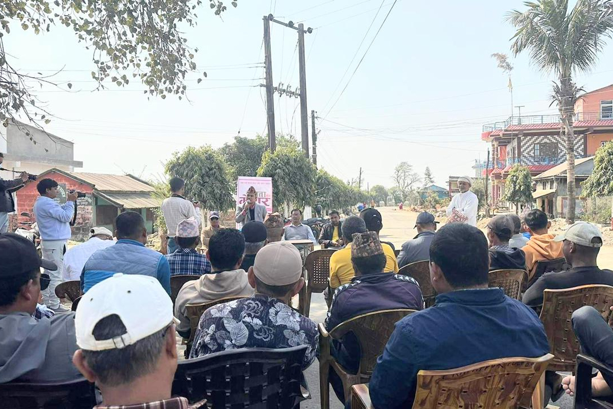 जनतासँग राप्तिका मेयर: गुनासो समाधानको प्रतिबद्धता