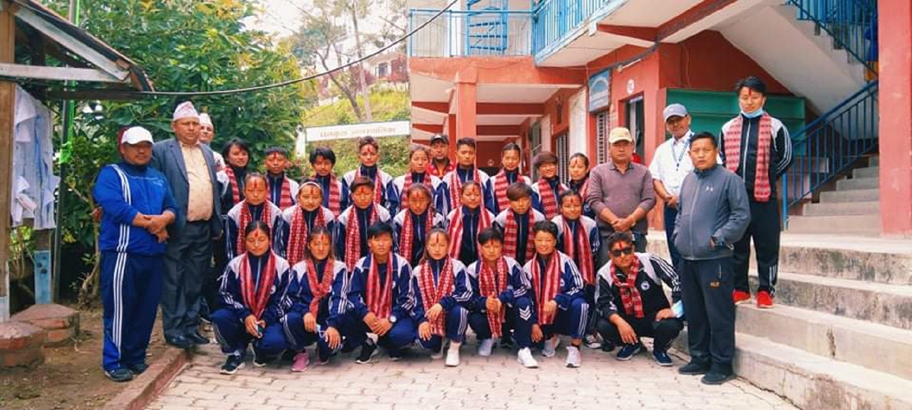 उपमेयर कप महिला लिगका लागि धनकुटाको टोली काठमाडौं प्रस्थान