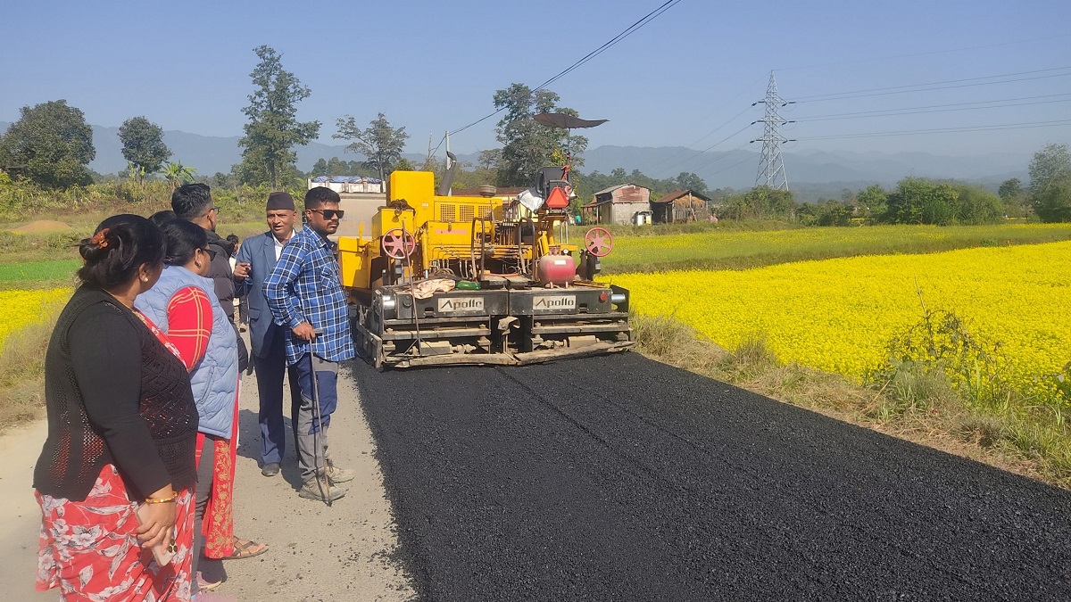 कालोपत्रे सडकले जोडियो सर्दी, हट्यो वर्षौदेखिको दुःख