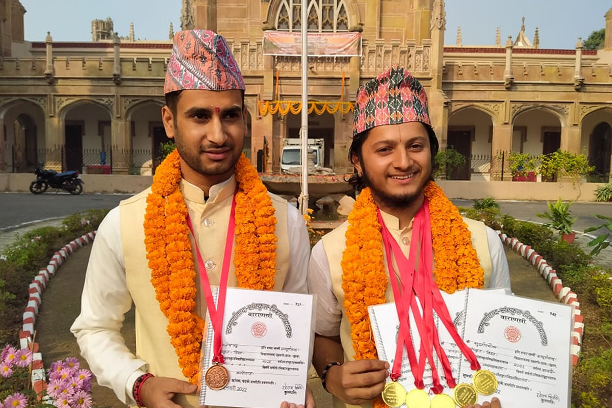 सम्पूर्णानन्द संस्कृत विश्वविद्यालयको आचार्यमा सुदर्शनलाई ५ स्वर्ण