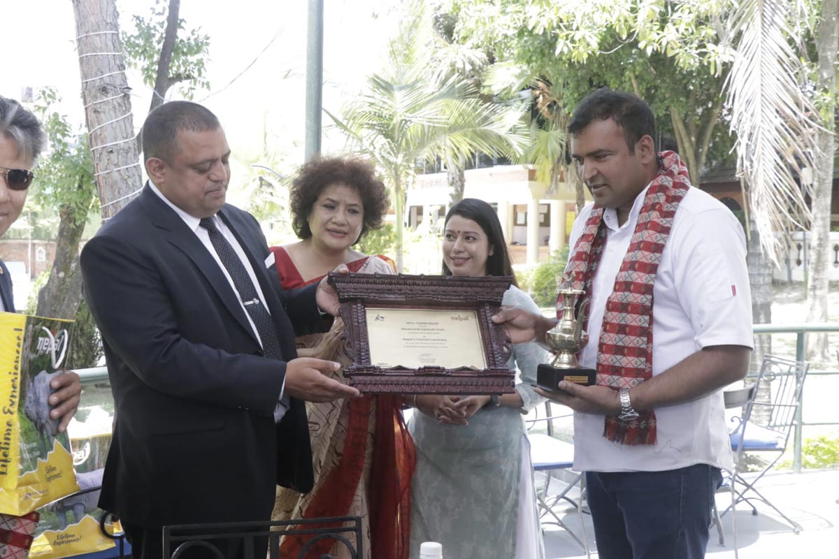 बीबीसी मास्टर सेफका विजेता शाहको टोलीलाई पर्यटन बोर्डद्वारा सम्मान