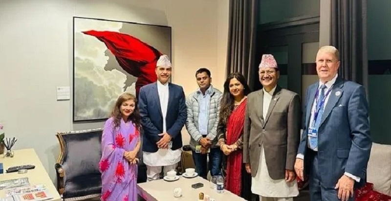 राज्याभिषेकमा सहभागी हुन मन्त्री साउद लण्डनमा