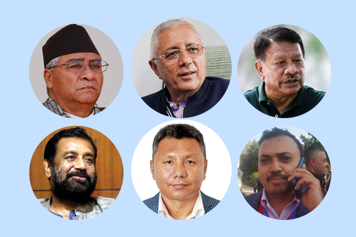 कांग्रेस सभापतिका लागि ६ जनाको उम्मेदवारी, तीनवटा प्यानल