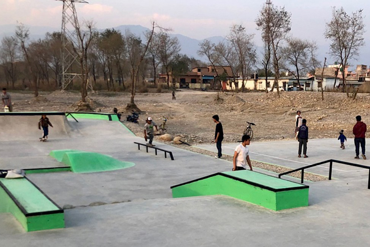तिलोत्तमामा स्केट पार्क तयार