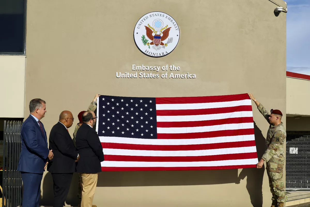 सोलोमन टापुमा अमेरिकी दूतावास स्थापना