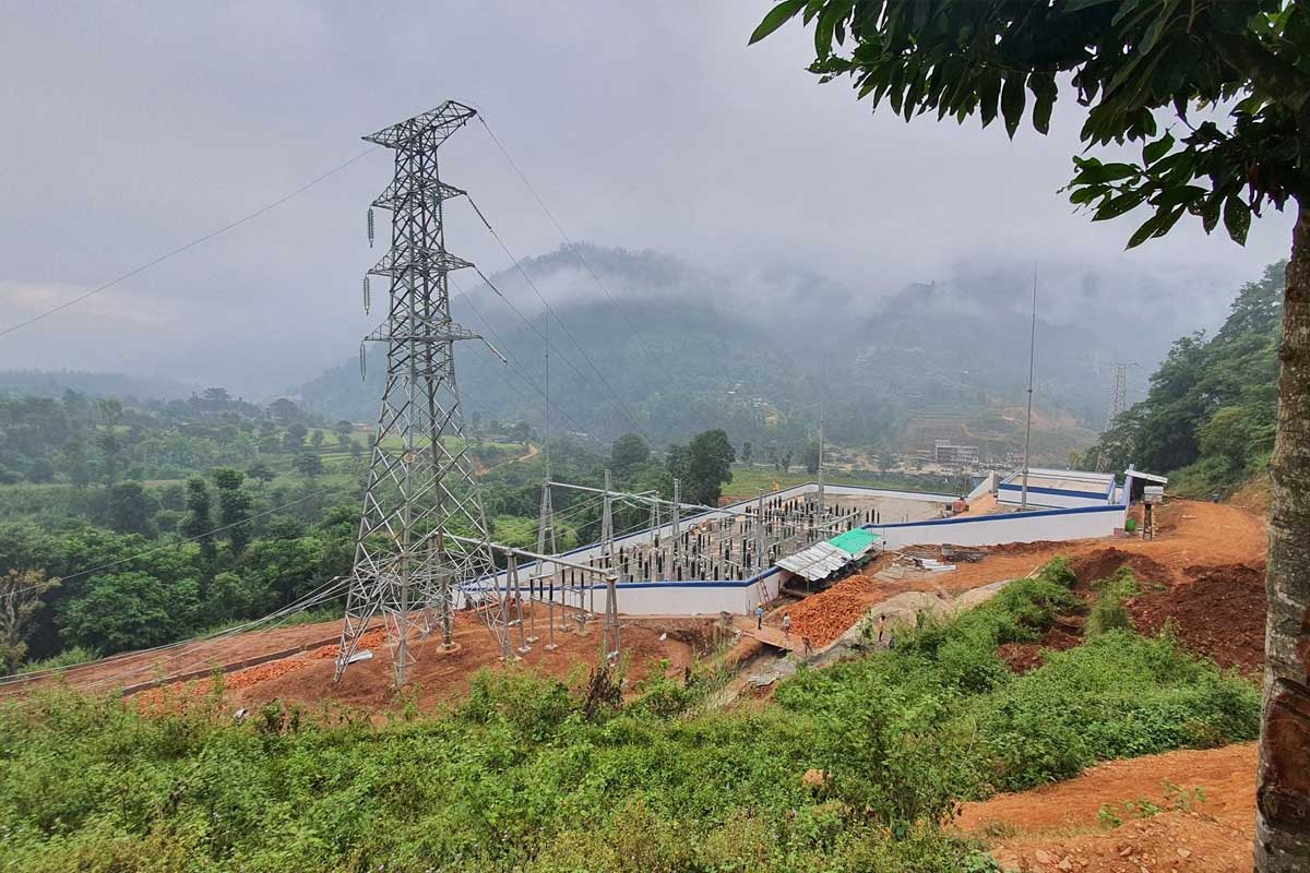 हुवासिन सिमेन्टलाई विद्युत दिने स्विचिङ स्टेसन सञ्‍चालनमा