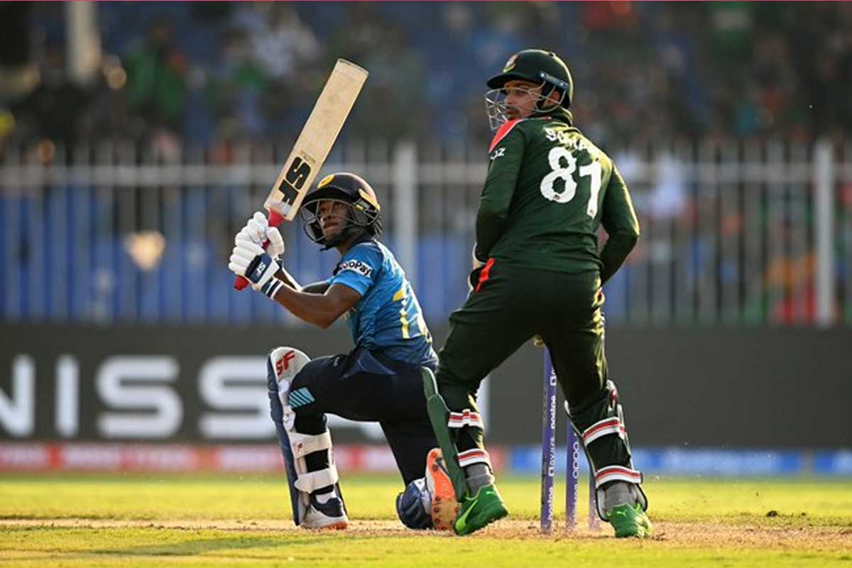 टी२० विश्वकप : भानुका र चरिथाको जोडीले दिलायो श्रीलंकालाई जित