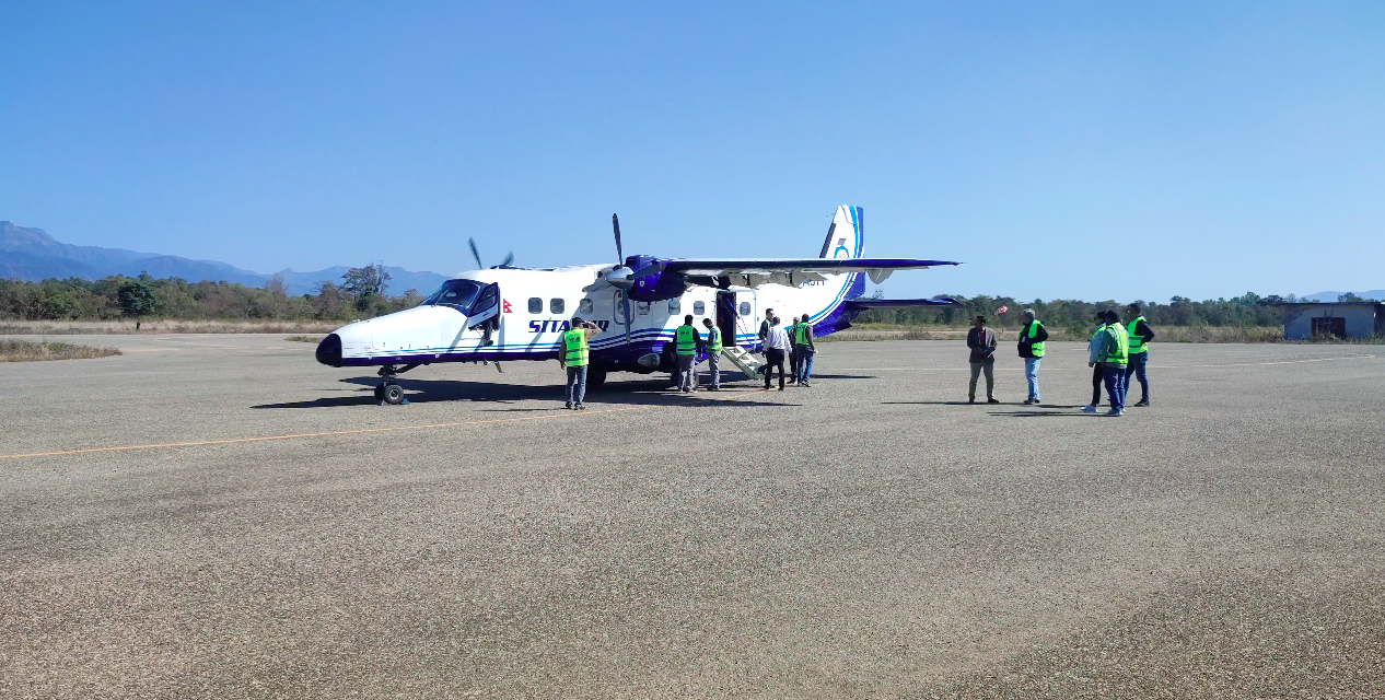 टरिगाउँ विमानस्थलबाट असहायलाई भाडामा छुट