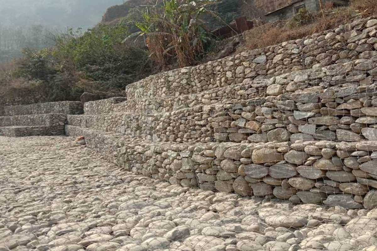 बस्ती जोगाउन कालीगण्डकीमा तटबन्ध